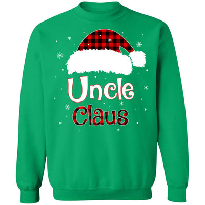 Santa Uncle Claus Red Plaid Family Pajamas Christmas Gift T-Shirt & Sweatshirt | Teecentury.com