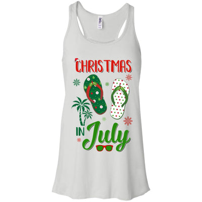 Summer Vacation Santa Flip Flops Christmas In July T-Shirt & Tank Top | Teecentury.com