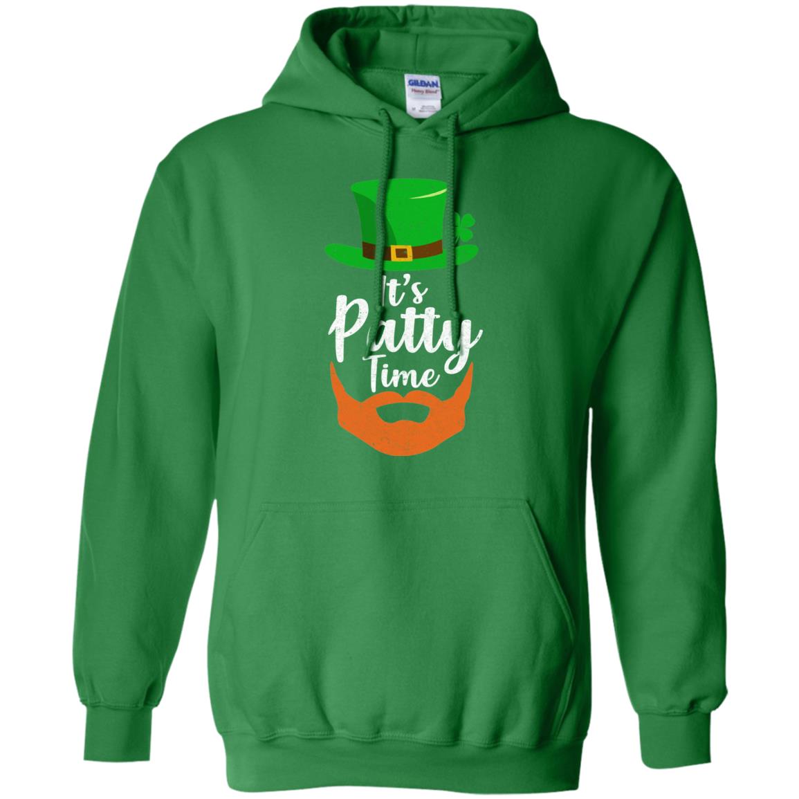 It's Patty Time Bearded Man St Patrick's Day T-Shirt & Hoodie | Teecentury.com