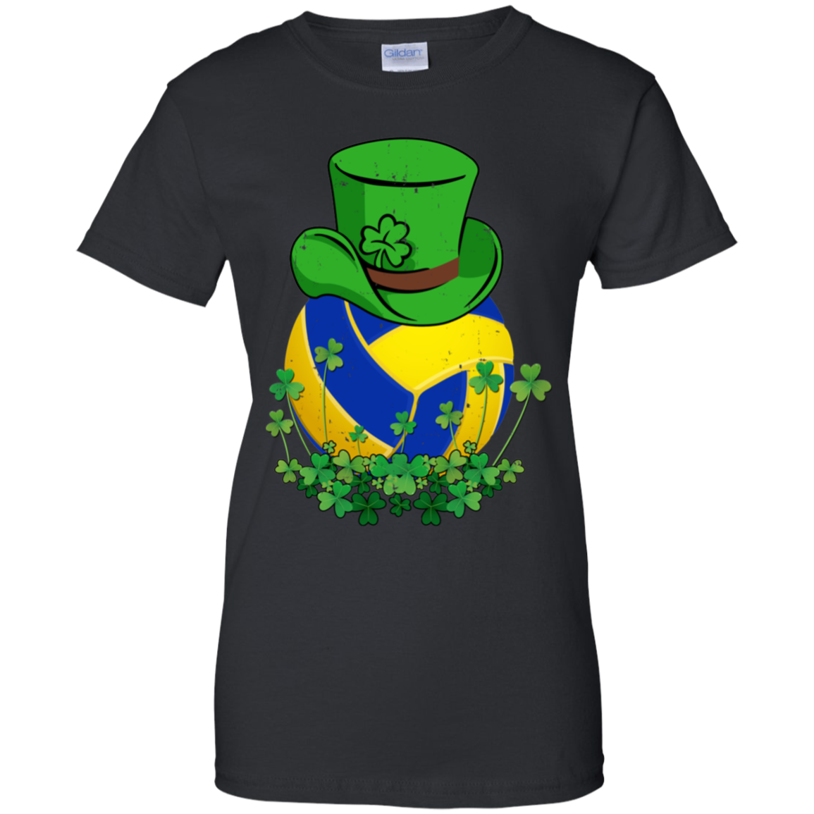 Shamrock Volleyball Leprechaun St Patricks Day T-Shirt & Hoodie | Teecentury.com
