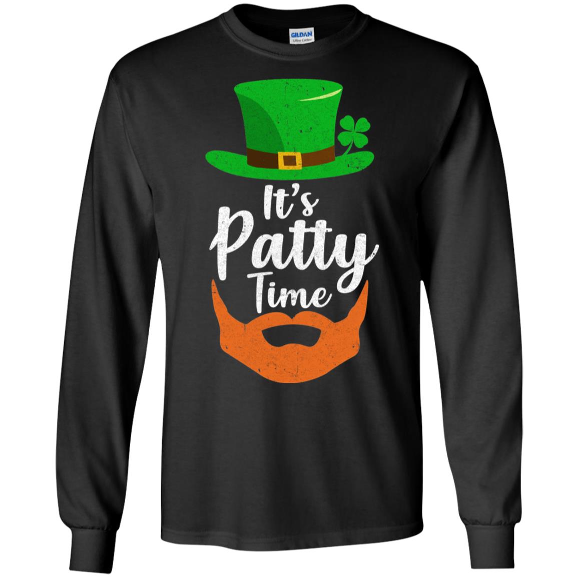 It's Patty Time Bearded Man St Patrick's Day T-Shirt & Hoodie | Teecentury.com