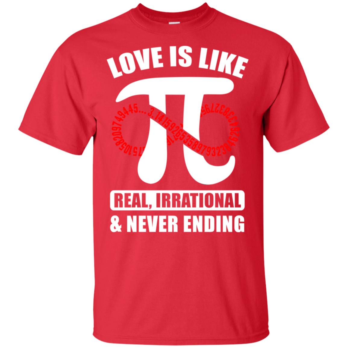 Love Is Like Pi Math 3.14 Pi Day Gift T-Shirt & Hoodie | Teecentury.com