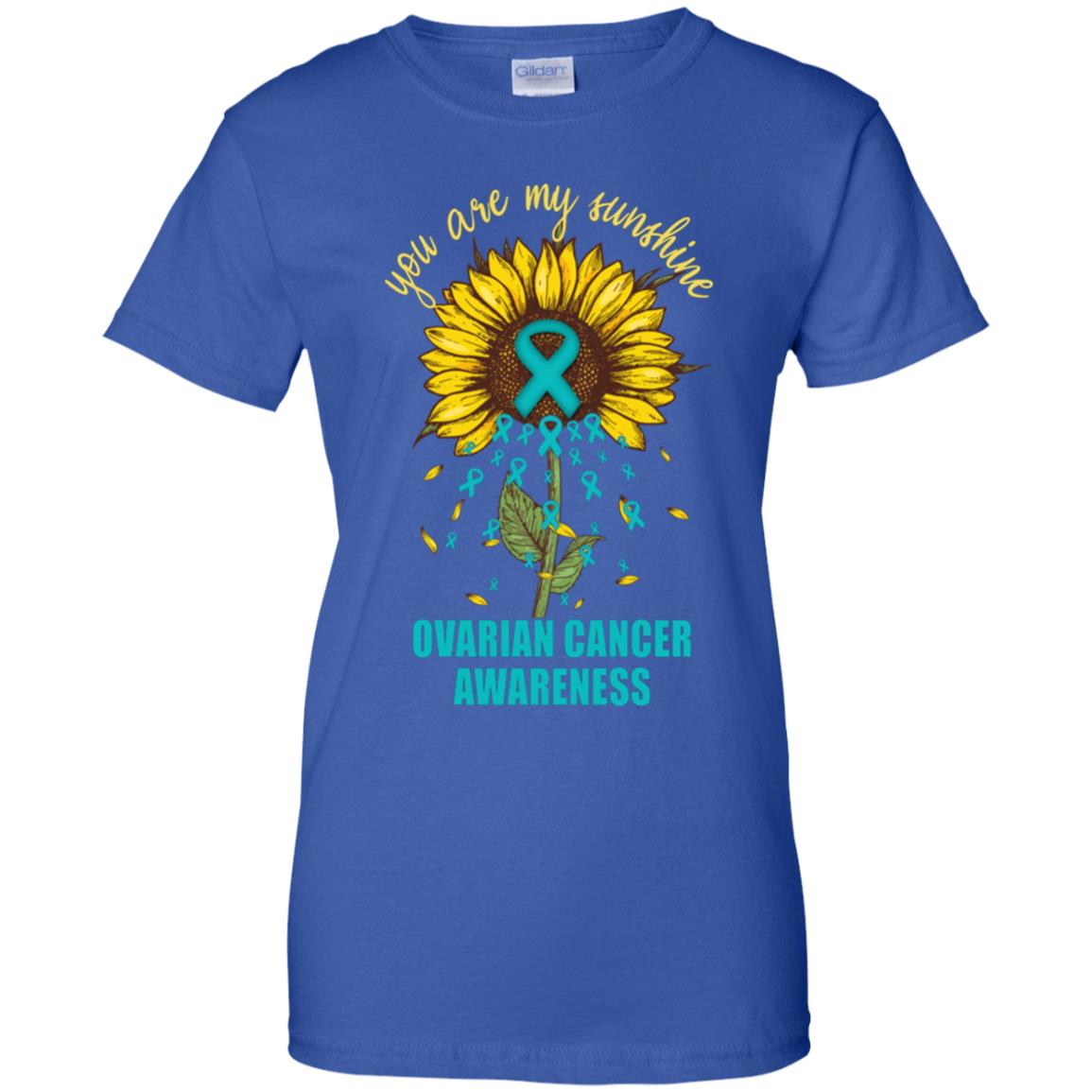 You Are My Sunshine Ovarian Cancer Awareness T-Shirt & Hoodie | Teecentury.com