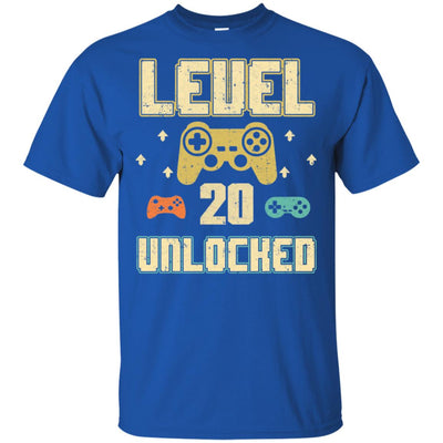 Level 20 Unlocked Video Gamer 20th Birthday Gift T-Shirt & Hoodie | Teecentury.com