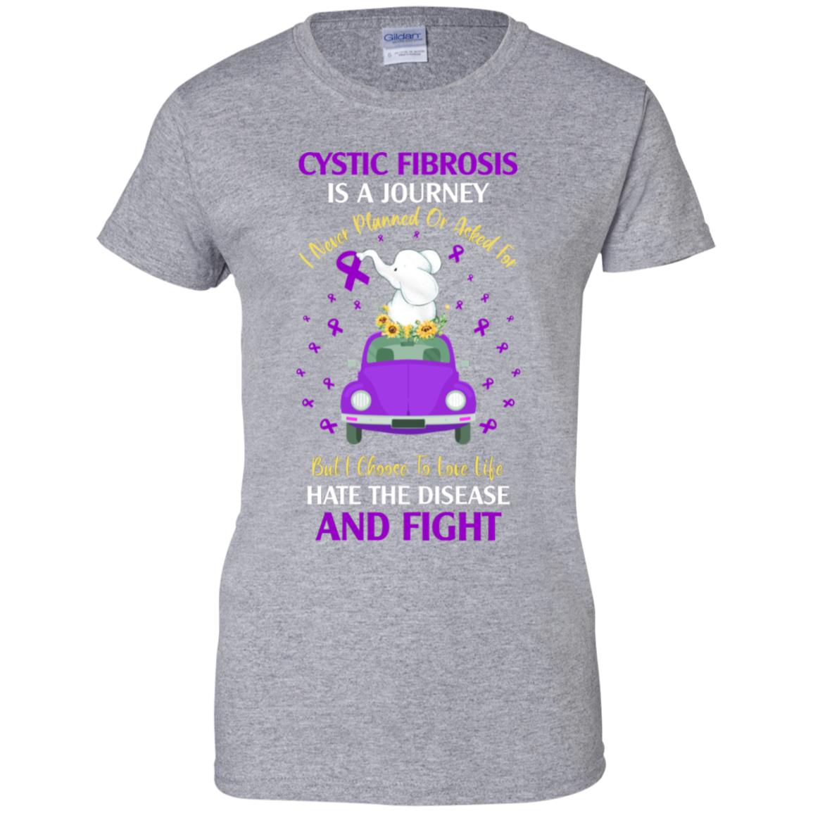 Cystic Fibrosis Awareness Is A Journey T-Shirt & Hoodie | Teecentury.com