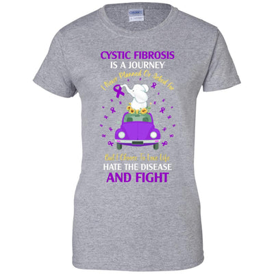 Cystic Fibrosis Awareness Is A Journey T-Shirt & Hoodie | Teecentury.com