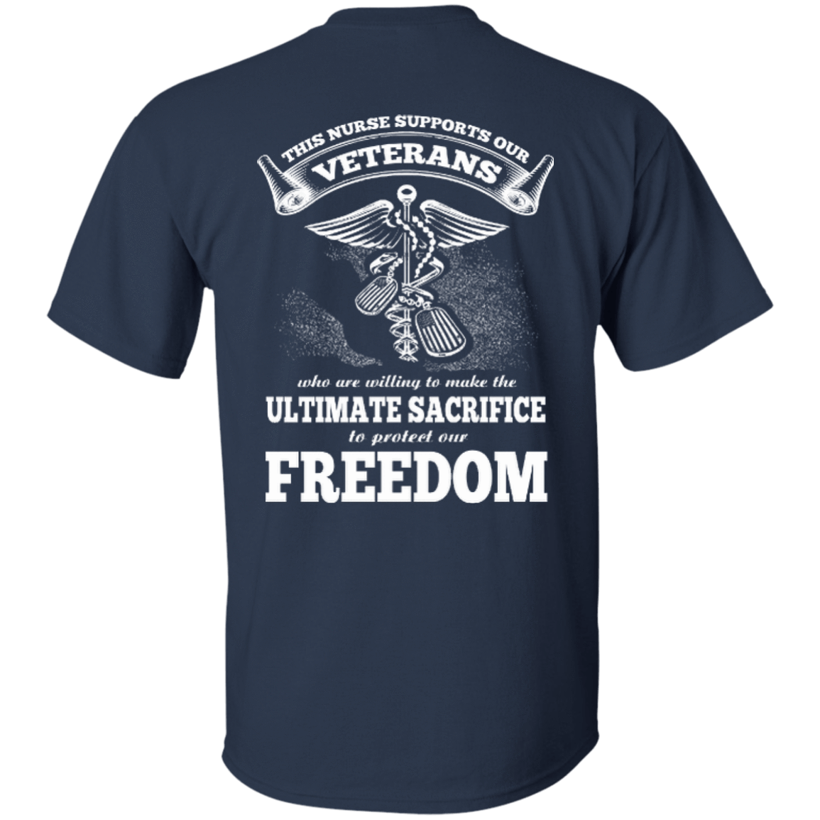 THIS NURSE SUPPORTS OUR VETERANS T-Shirt & Hoodie | Teecentury.com