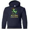 Dinosaur Puzzle Autism Awareness For Boys Girls Youth Youth Shirt | Teecentury.com