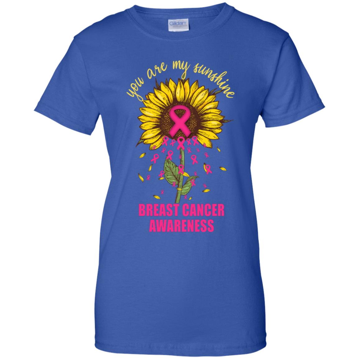 You Are My Sunshine Breast Cancer Awareness T-Shirt & Hoodie | Teecentury.com