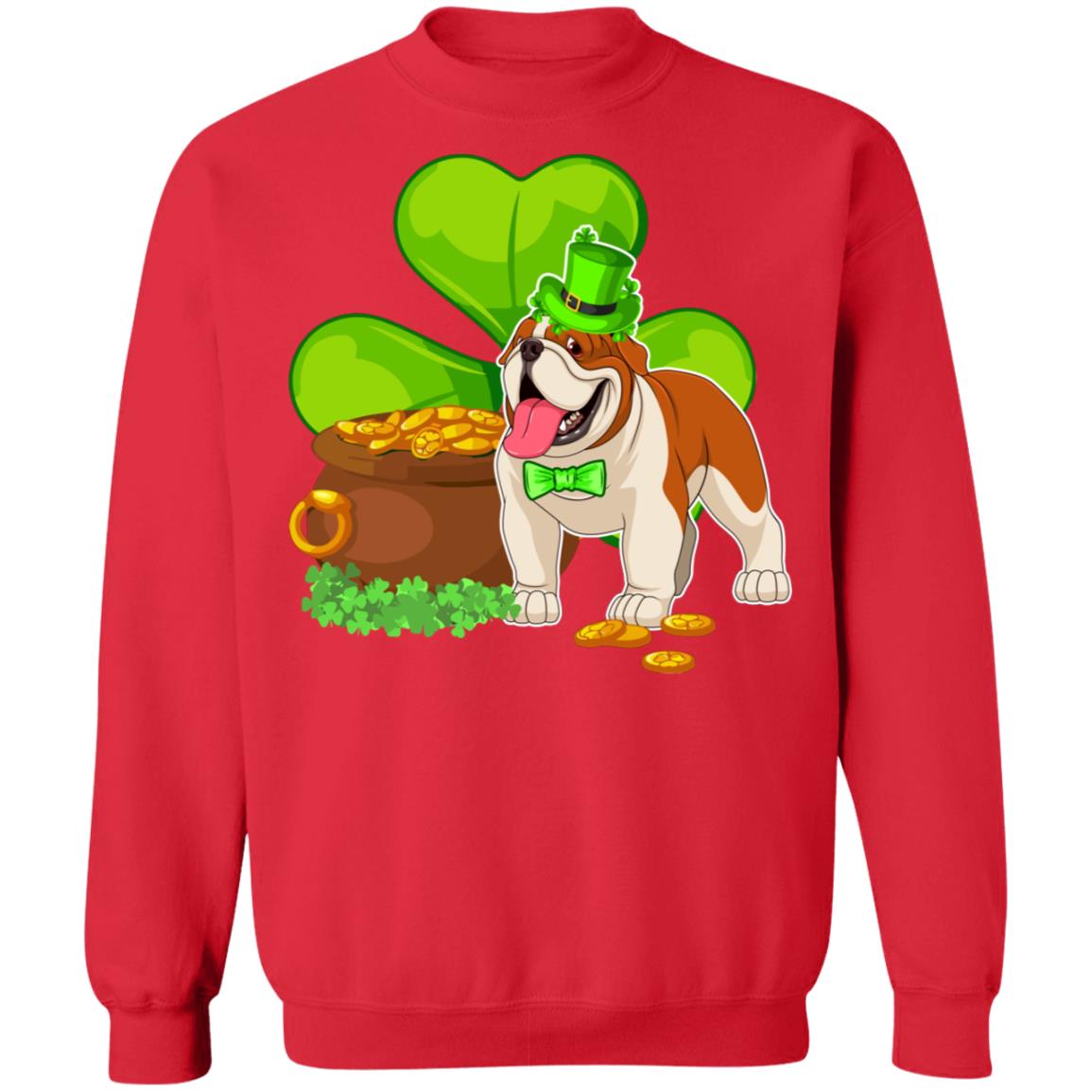 Bulldog St Patrick's Day Irish Dog Lover Funny Gifts T-Shirt & Hoodie | Teecentury.com