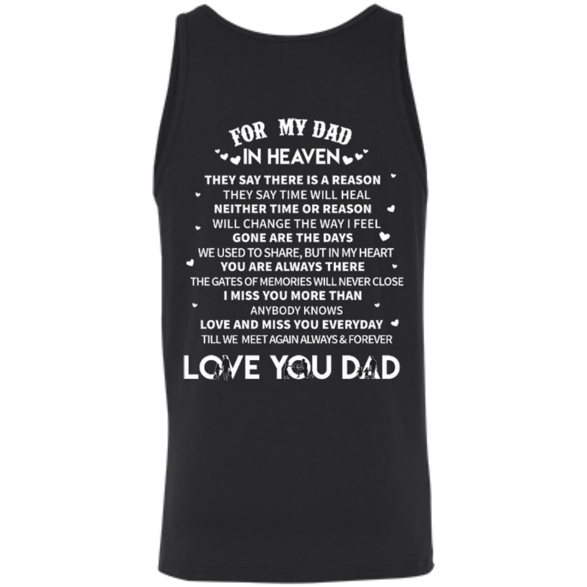 For My Dad In Heaven T-Shirt & Hoodie | Teecentury.com