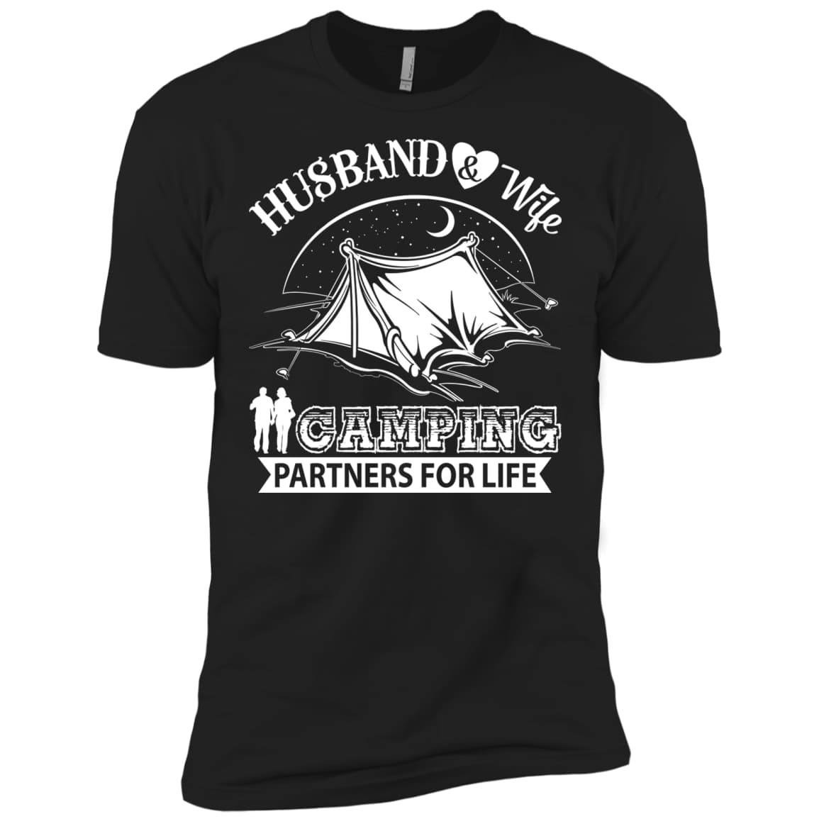 Husband And Wife Camping Partners For Life T-Shirt & Hoodie | Teecentury.com