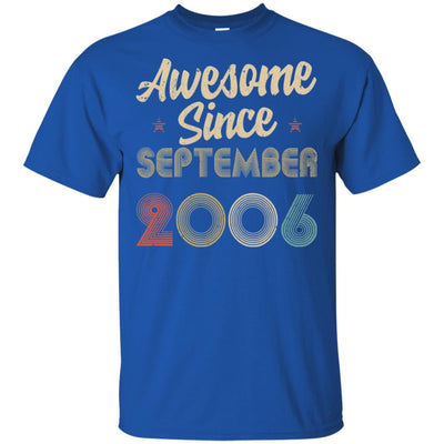 Awesome Since September 2006 Vintage 16th Birthday Gifts T-Shirt & Hoodie | Teecentury.com