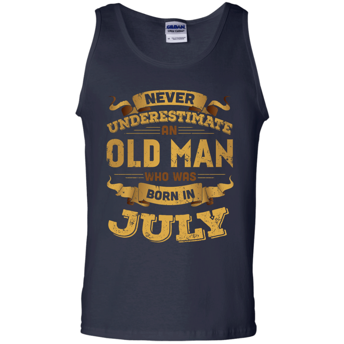 Never Underestimate An Old Man Who Was Born In July T-Shirt & Hoodie | Teecentury.com