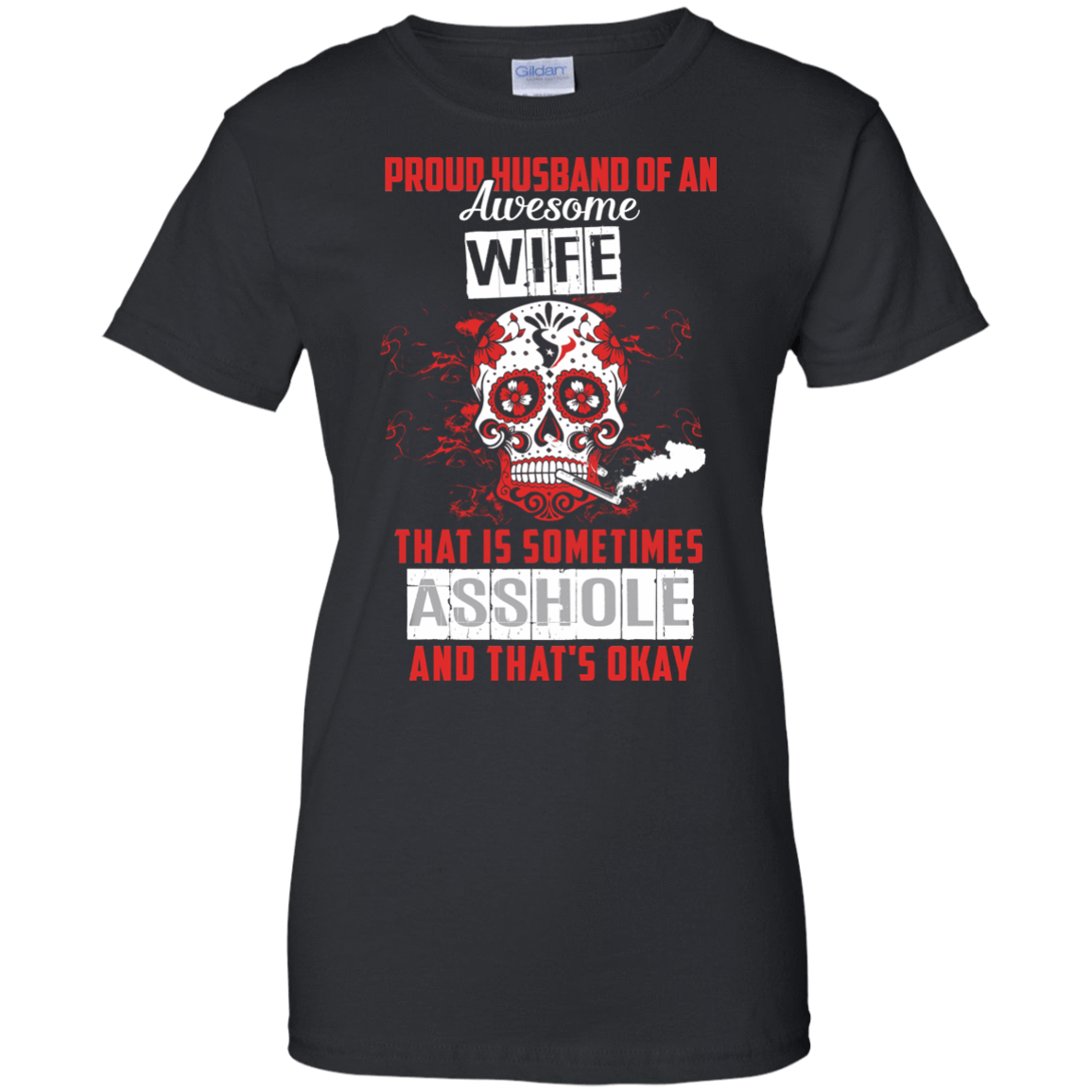Proud Husband Of An Awesome Wife T-Shirt & Hoodie | Teecentury.com
