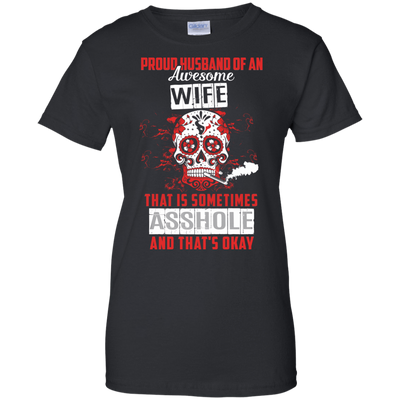 Proud Husband Of An Awesome Wife T-Shirt & Hoodie | Teecentury.com