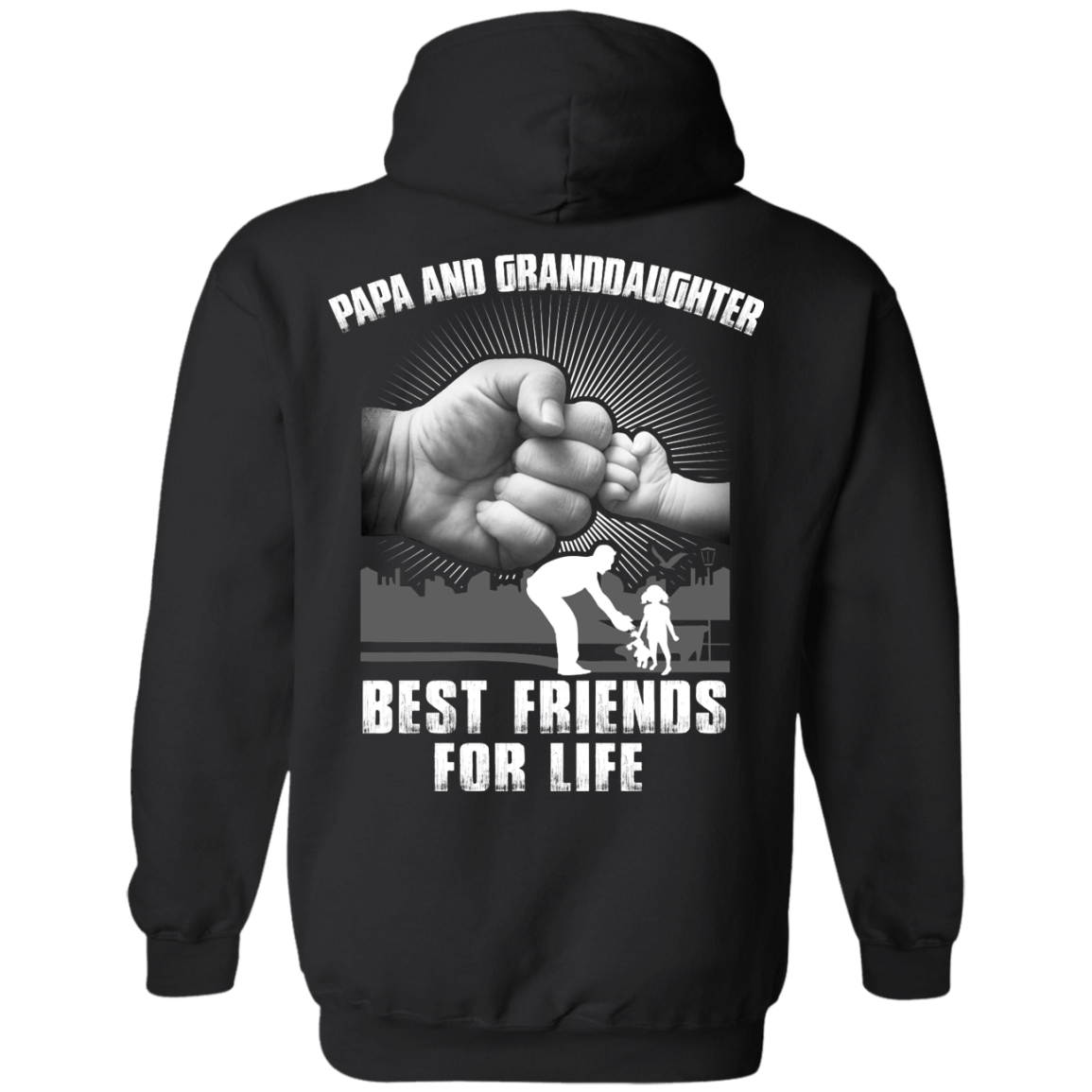 Papa And Granddaughter Best Friends For Life T-Shirt & Hoodie | Teecentury.com
