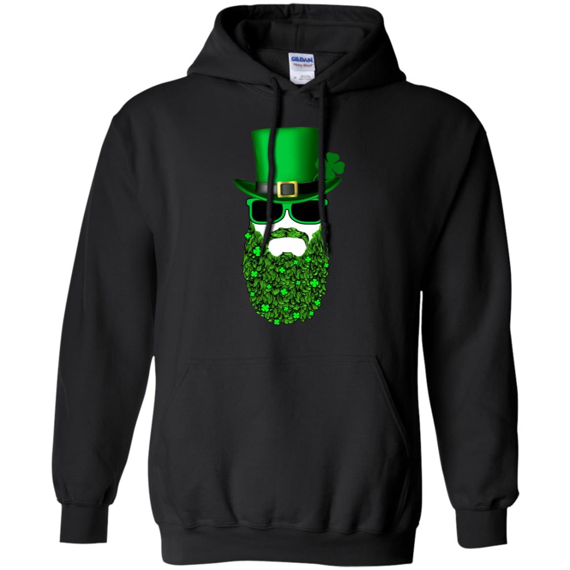 Bearded Man Moustache Leprechauns St Patrick's Day T-Shirt & Hoodie | Teecentury.com