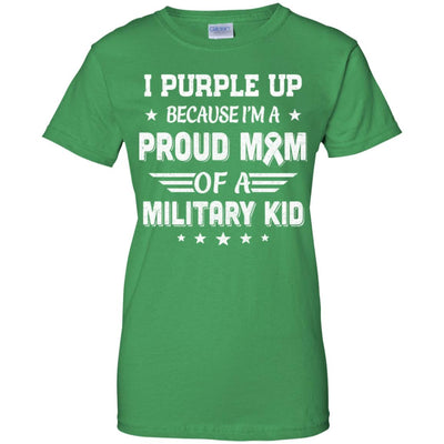 I Purple Up Proud Mom Of A Military Kid Child T-Shirt & Hoodie | Teecentury.com