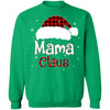 Santa Mama Claus Red Plaid Family Pajamas Christmas Gift T-Shirt & Sweatshirt | Teecentury.com
