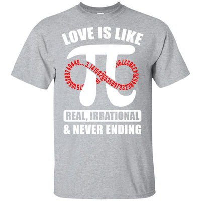 Love Is Like Pi Math 3.14 Pi Day Gift T-Shirt & Hoodie | Teecentury.com