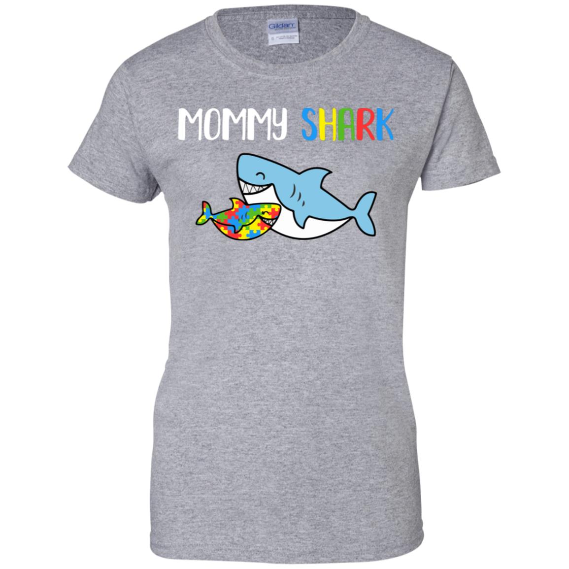 Mommy Shark Support Autism Awareness For Child T-Shirt & Hoodie | Teecentury.com