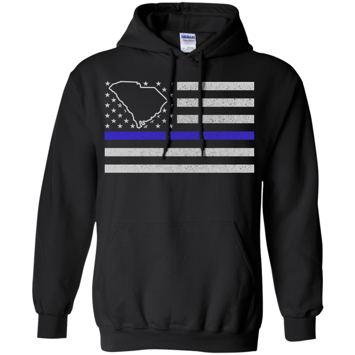 South Carolina Thin Blue Line Police State T-Shirt & Hoodie | Teecentury.com