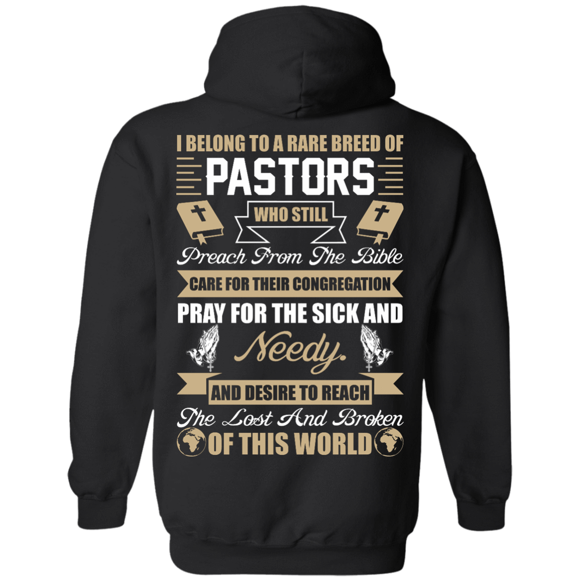 I Belong To A Rare Breed Of Pastors T-Shirt & Hoodie | Teecentury.com