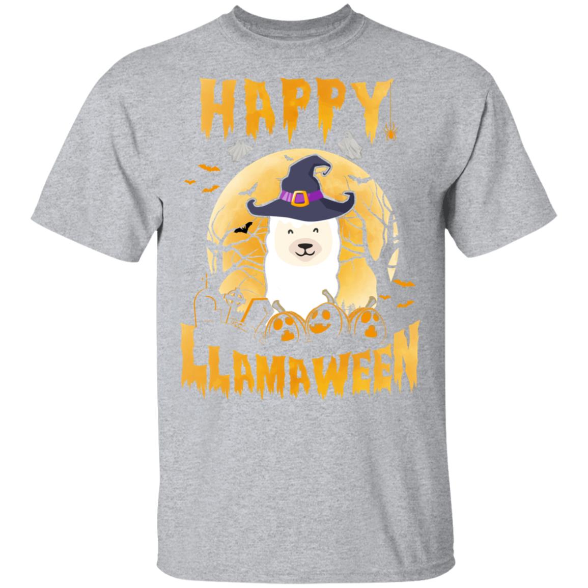 Halloween Llama Witch Costume Happy Llamaween T-Shirt & Tank Top | Teecentury.com
