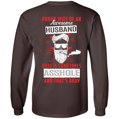 Proud Wife Of An Awesome Husband T-Shirt & Hoodie | Teecentury.com