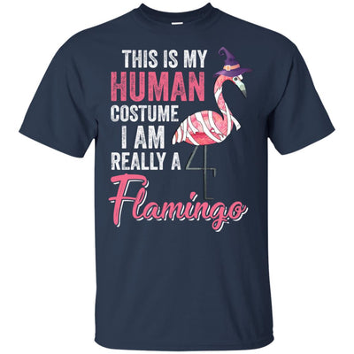 This Is My Human Costume Im Really Flamingo Halloween T-Shirt & Hoodie | Teecentury.com