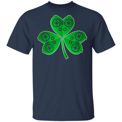 Video Game Controller St Patrick's Day Shamrock Gift Boys T-Shirt & Hoodie | Teecentury.com