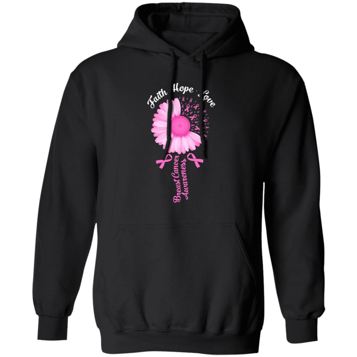 Faith Hope Love Pink Ribbon Breast Cancer Awareness T-Shirt & Hoodie | Teecentury.com