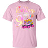9 Years Old Birthday Girls Roller Skates 80's 9th Birthday Youth Youth Shirt | Teecentury.com