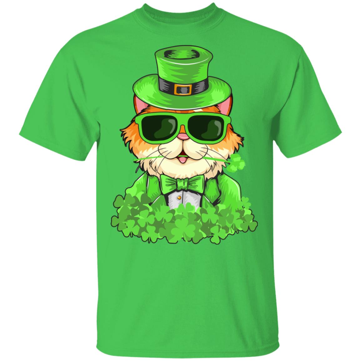 Lepurrchaun St. Patrick's Day Cat Leprechaun Paddy Day T-Shirt & Hoodie | Teecentury.com