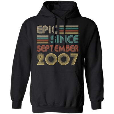 Epic Since September 2007 Vintage 15th Birthday Gifts T-Shirt & Hoodie | Teecentury.com