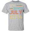 Epic Since July 2014 Vintage 8th Birthday Gifts Youth Youth Shirt | Teecentury.com