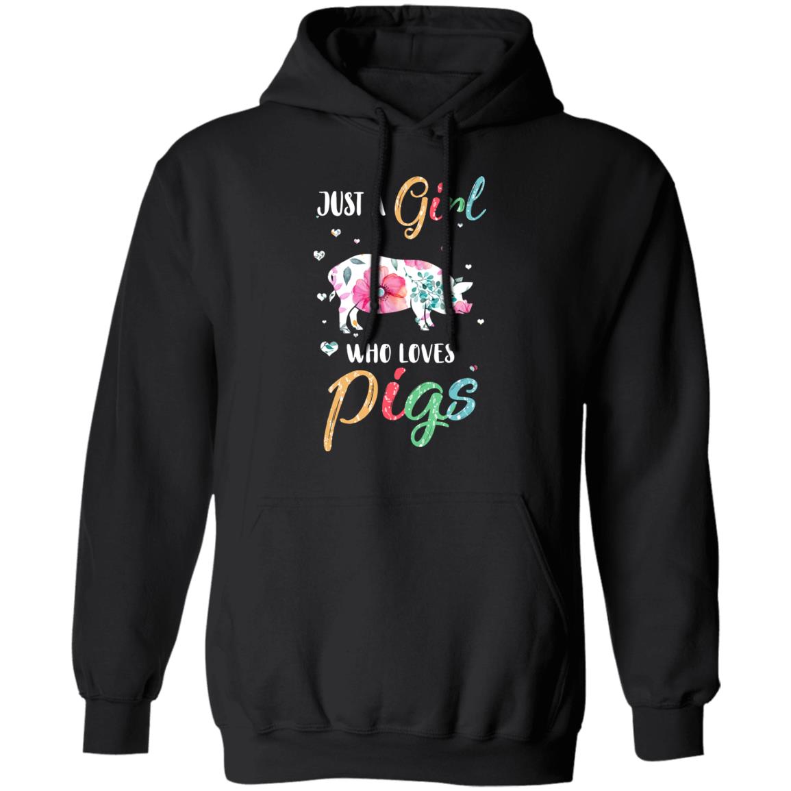 Just A Girl Who Loves Pigs Cute Pig Lover T-Shirt & Hoodie | Teecentury.com