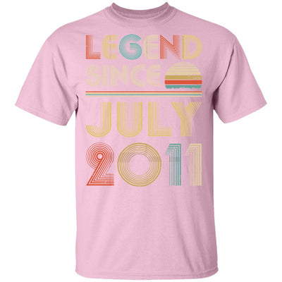 Legend Since July 2011 Vintage 11th Birthday Gifts Youth Youth Shirt | Teecentury.com