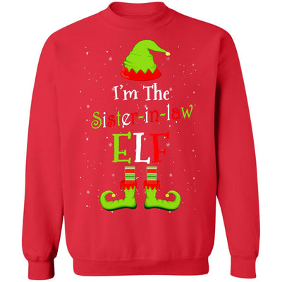 I'm The Sister-In-Law Elf Family Matching Funny Christmas Group Gift T-Shirt & Sweatshirt | Teecentury.com