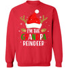 I'm The Grandpa Reindeer Matching Family Christmas T-Shirt & Sweatshirt | Teecentury.com