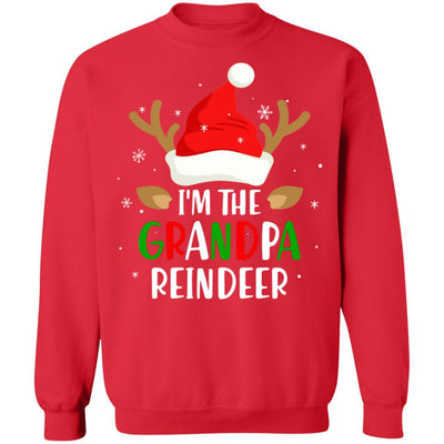 I'm The Grandpa Reindeer Matching Family Christmas T-Shirt & Sweatshirt | Teecentury.com