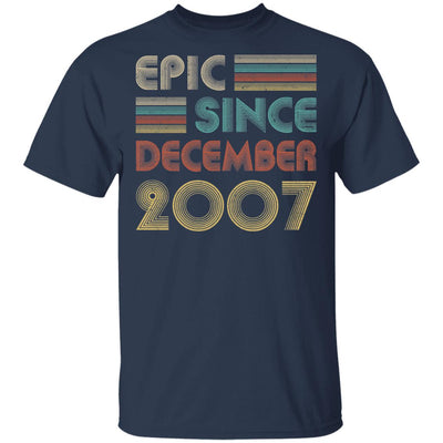 Epic Since December 2007 Vintage 15th Birthday Gifts T-Shirt & Hoodie | Teecentury.com