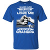 I Asked God For A Man Who Always Love Me Grandpa Youth Youth Shirt | Teecentury.com