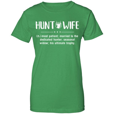 Hunt Wife Most Patient Married To The Dedicated Hunter T-Shirt & Hoodie | Teecentury.com
