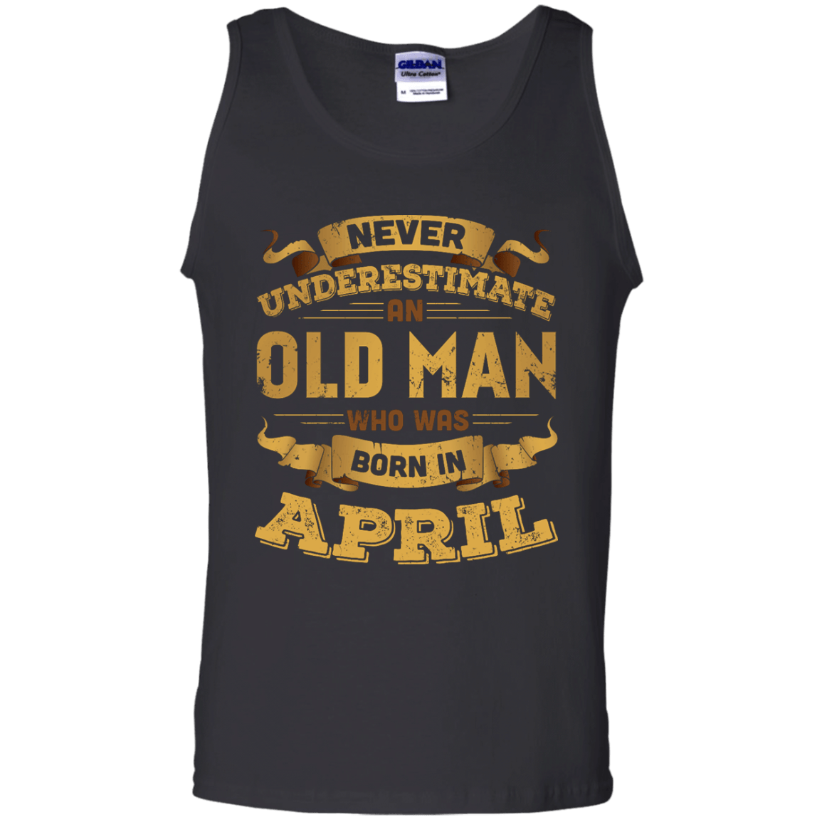 Never Underestimate An Old Man Who Was Born In April T-Shirt & Hoodie | Teecentury.com