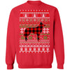 Siberian Husky Red Plaid Ugly Christmas Sweater Gifts T-Shirt & Sweatshirt | Teecentury.com