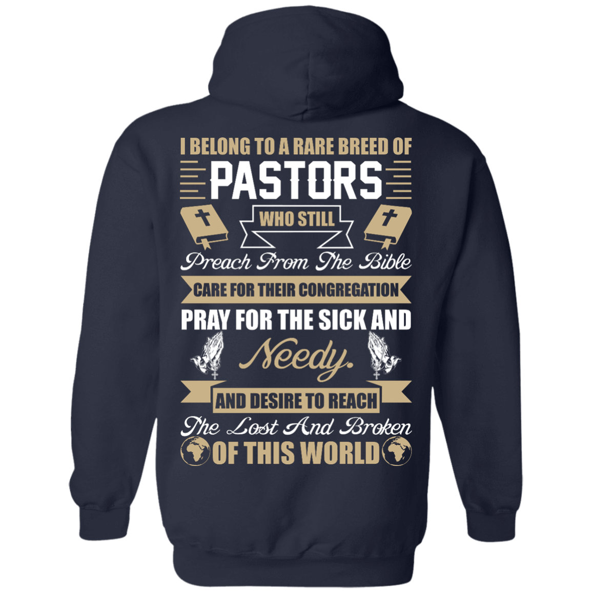 I Belong To A Rare Breed Of Pastors T-Shirt & Hoodie | Teecentury.com