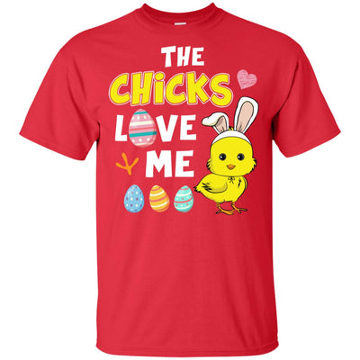 Happy Easter Funny Chick Bunny Ears With Egg Youth Youth Shirt | Teecentury.com