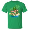 St Patricks Day Hawaiian Leprechaun Surfing T-Shirt & Hoodie | Teecentury.com